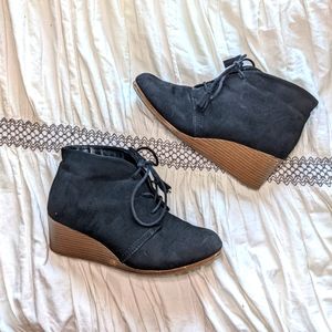 Dr Scholl's Black Tassel Booties